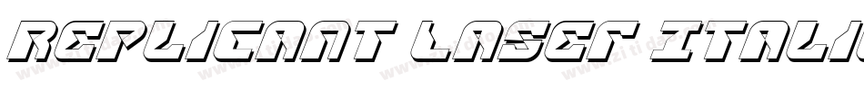 Replicant Laser Italic字体转换